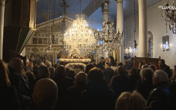 Η Ακολουθία του Επιταφίου Θρήνου στην Ίμβρο από τον Πατριάρχη Βαρθολομαίο, παρουσία Δένδια