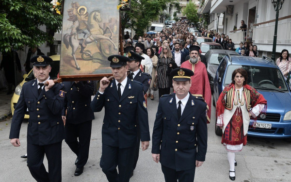Δήμος Νεάπολης-Συκεών: Mε τη λιτανεία και την περιφορά της εικόνας του Αγίου Γεωργίου αρχίζουν το απόγευμα τα Αγιωργίτικα