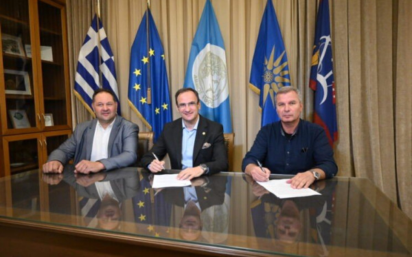 Σέρρες: Υπεγράφη η σύμβαση για την Κατασκευή Πράσινου Σημείου Διαχείρισης Απορριμμάτων