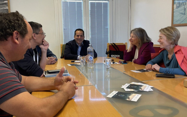 Συνάντηση Σπύρου Πέγκα με τον πρόεδρο του Σωματείου της ΕΥΑΘ - «Το νερό είναι αδιαπραγμάτευτα δημόσιο αγαθό»