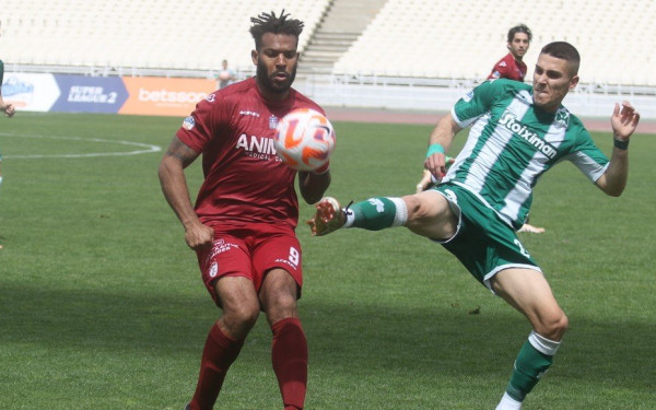 Super League 2: Ήττα της ΑΕΛ στο ΟΑΚΑ, ένα βαθμό μακριά από την άνοδο ο Πανσερραϊκός (βίντεο)