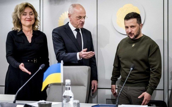 Ο Ζελένσκι στην έδρα του Διεθνούς Ποινικού Δικαστηρίου