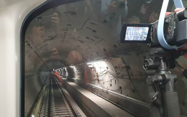 Οι συγκοινωνίες της Θεσσαλονίκης σε νέα εποχή - Η παρθενική διαδρομή του Μετρό (βίντεο, φωτ.)