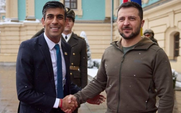 Επίσκεψη Ζελένσκι στο Λονδίνο - Θα συναντηθεί με τον βρετανό πρωθυπουργό Ρίσι Σούνακ