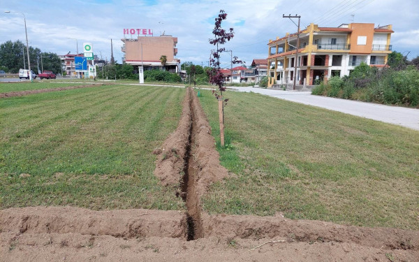Νέο υπόγειο σύστημα άρδευσης στον Δήμο Χαλκηδόνας
