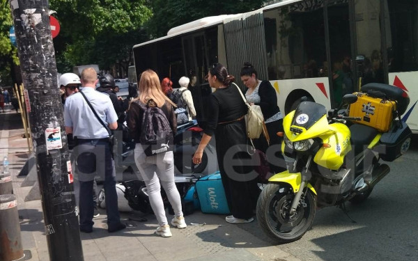Θεσσαλονίκη: Σύγκρουση δικύκλων στο κέντρο - Ένας τραυματίας (φωτ.) 