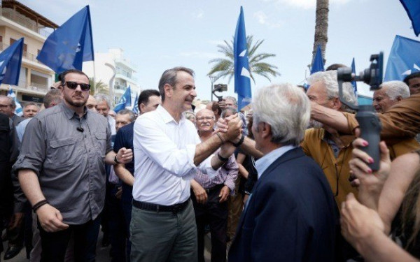 Κυρ. Μητσοτάκης στον Άγιο Νικόλαο: Πόρτα-πόρτα θα στείλουμε το μήνυμα της μεγάλης νίκης