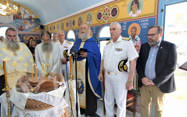 Γιορτή Ανακομιδής Λειψάνων του Αγίου Νικολάου στο υπουργείο Ναυτιλίας