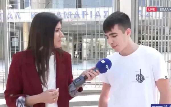 Θεσσαλονίκη: Χαλαρός υποψήφιος πήγε στις πανελλήνιες για την εμπειρία - Δείτε βίντεο