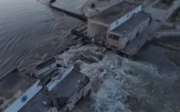 Ουκρανία: Αμερικανικοί κατασκοπευτικοί δορυφόροι εντόπισαν έκρηξη στο φράγμα Καχόβκα πριν την κατάρρευσή του