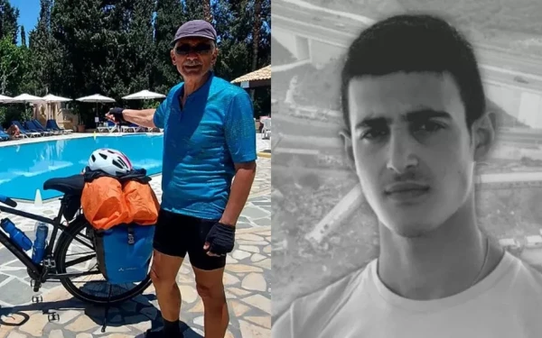 Τέμπη: 68χρονος διέσχισε τρεις χώρες με το ποδήλατο στη μνήμη του Κυπριανού