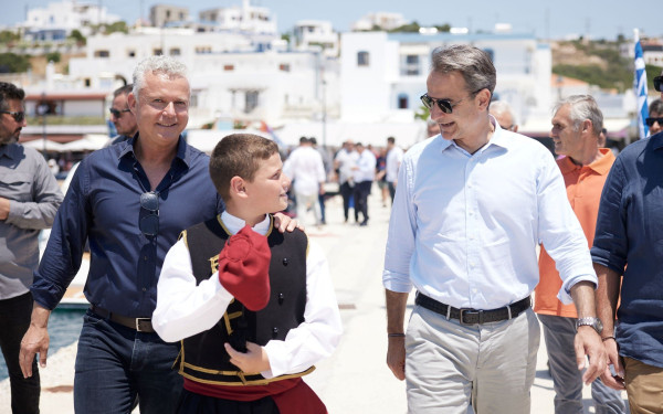 Μητσοτάκης από Λειψούς: Η πατρίδα μας έχει σύνορα και φυλάσσονται