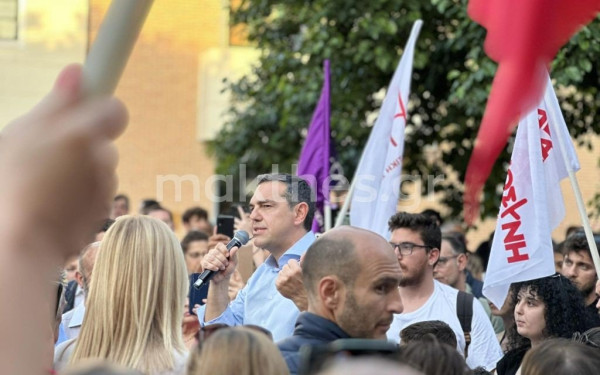 Α. Τσίπρας από Σίνδο: «Ο αγώνας ξεκινάει από την αρχή, δεν είναι επαναληπτικός» (βίντεο & φωτ.)