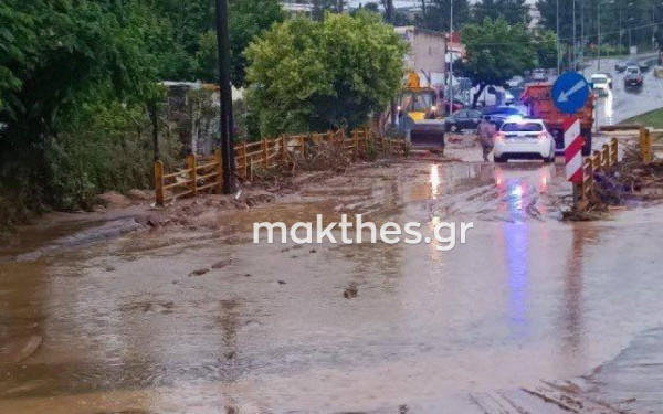 Δήμος Π. Μελά: Βίντεο και φωτογραφίες από την υπερχείλιση του ρέματος