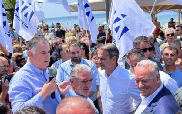 Κ. Μητσοτάκης από Νικήτη: «Ευχαριστώ όλους τους αγωνιστές της ΝΔ» (βίντεο, φωτ.)