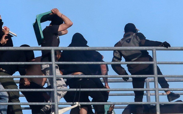 Ποινή φυλάκισης σε οκτώ άτομα για τα επεισόδια το 2017 στο Πανθεσσαλικό (βίντεο)