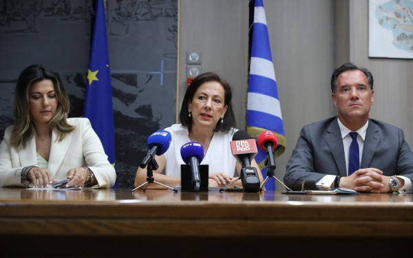 Ανέλαβαν χαρτοφυλάκιο Αδ. Γεωργιάδης και Σοφ. Ζαχαράκη