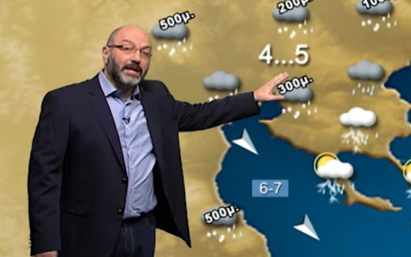 Αρναούτογλου: Έρχονται χιόνια μέχρι και στην Κρήτη!