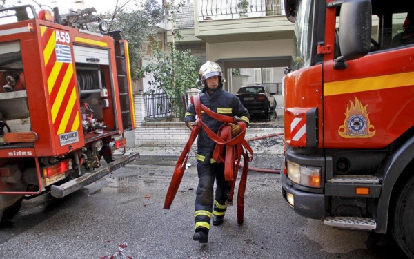 Θεσσαλονίκη: Φωτιά στο 4ο-5ο Λύκειο Καλαμαριάς