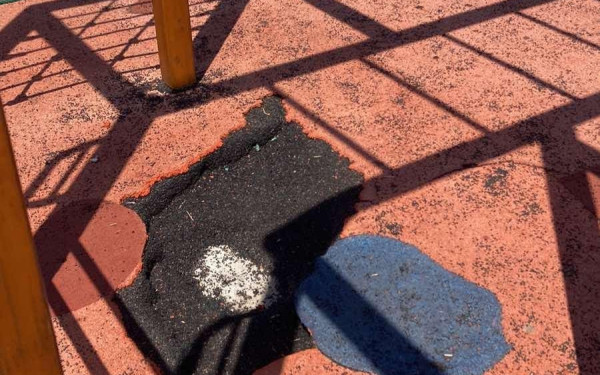 Θέρμη: Καταστροφές σε παιδική χαρά στον Τρίλοφο