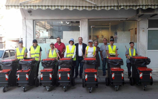 Με χειραμαξίδια οδοκαθαριστών εξοπλίζεται το Κιλκίς (φωτ.)