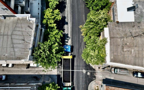 Θεσσαλονίκη: Συνεχίζονται τα έργα ασφαλτόστρωσης στη Γρηγορίου Λαμπράκη