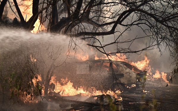 Ρόδος: Νέο πύρινο μέτωπο στο φράγμα Γαδουρά - Δραματική η κατάσταση