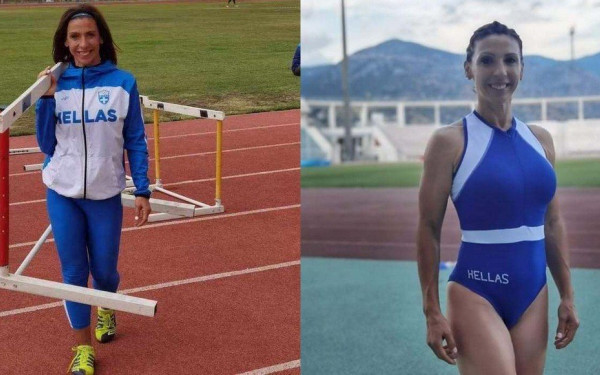 Θεσσαλονίκη: Η 56χρονη Μαρία Μουρατίδου υπερβαίνει τα εμπόδια (φωτ.)
