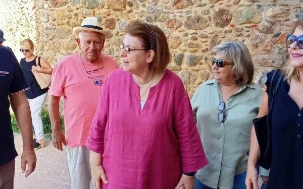 Καλαμάτα: Αυτοψία σε έργα του υπουργείου Πολιτισμού πραγματοποίησε η Λίνα Μενδώνη