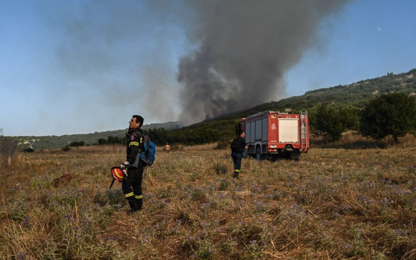 Υπό έλεγχο η φωτιά που ξέσπασε στην Καρδίτσα