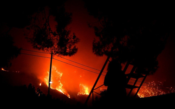 Ακραίος κίνδυνος πυρκαγιάς για αύριο σε Θεσσαλονίκη και Χαλκιδική