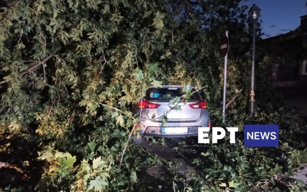 Σέρρες: Ξαφνικό μπουρίνι σάρωσε όλο το νομό (βίντεο, φωτ.)