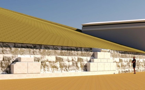 Επιστρέφουν στον Τύμβο Καστά τα μάρμαρα του περιβόλου μετά από 2.100 χρόνια (φωτ.)