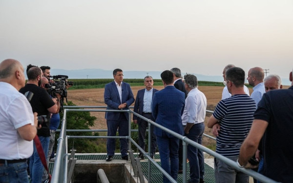 Τζιτζικώστας: Εγκαινίασε το βιολογικό καθαρισμό και τους αγωγούς μεταφοράς λυμάτων στο δήμο Εμμανουήλ Παππά