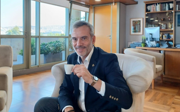 Πρωινός καφές με τον δήμαρχο Θεσσαλονίκης Κωνσταντίνο Ζέρβα