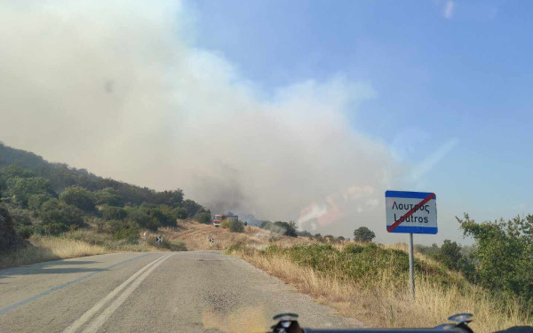 Αλεξανδρούπολη: Στον οικισμό Λουτρός η μεγάλη μάχη με τη φωτιά - Εχθρός ο αέρας (βίντεο, φωτ.)