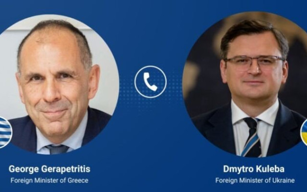 Επικοινωνία Γ. Γεραπετρίτη με τον Ουκρανό ΥΠΕΞ, Ντ. Κουλέμπα