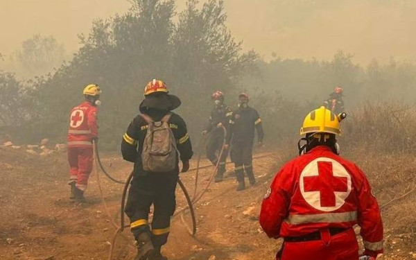 Λέσβος: Φωτιά σε δασική έκταση στην Αχλαδερή 