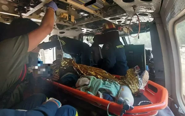 Φαράγγι Σαμαριάς: Διασωληνωμένος ο 45χρονος Ισπανός τουρίστας που τραυματίστηκε από κατολίσθηση βράχου