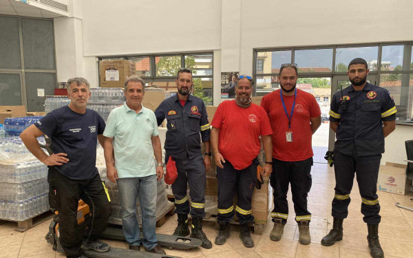 Η Πολιτική Προστασία του δήμου Θέρμης στο πλευρό των πυρόπληκτων του Έβρου