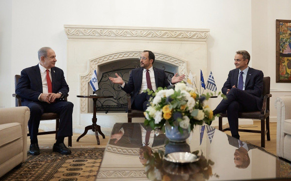 Μητσοτάκης: Δυνατότητα επέκτασης της τριμερούς Ελλάδας -Κύπρου -Ισραήλ με συμμετοχή της Ινδίας