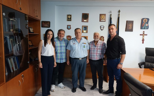 Η ασφάλεια των δημοτών στο επίκεντρο της συνάντησης Κ. Μανδαλιανού με τον αστυνομικό διευθυντή X. Mπουλούμπαση