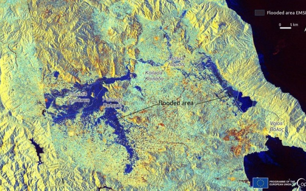 Copernicus: Περιοχές της Ελλάδας δέχθηκαν έως και 800 χιλιοστά βροχής - Περισσότερο από ό,τι καταγράφεται σε έναν χρόνο