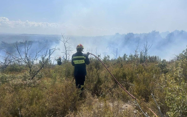 Η ΕΔΟΜΑΚ βρέθηκε στην πρώτη γραμμή του πύρινου μετώπου στον Έβρο
