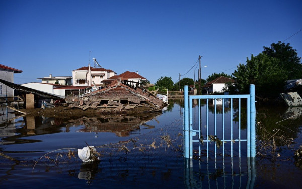 Λιμνοθάλασσες λασποβροχής χωριά των Τρικάλων και της Καρδίτσας - Εικόνες αποκάλυψης