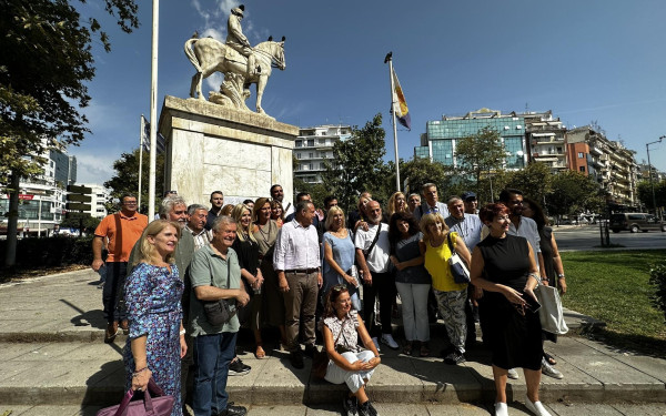 Ποδηλατόδρομο, περισσότερο πράσινο και φωτισμό σε Εγνατία και πλατεία Δημοκρατίας προτείνει ο Αγγελούδης