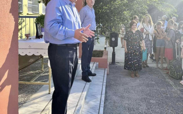 Ο Στέλιος Αγγελούδης στο πρώτο κουδούνι