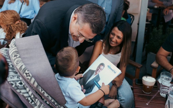 Eπίσκεψη του Απόστολου Τζιτζικώστα στις Σέρρες