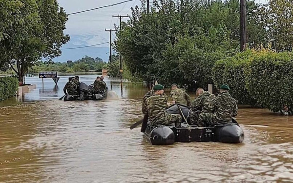 Σε ετοιμότητα για το επερχόμενο κύμα κακοκαιρίας οι Ένοπλες Δυνάμεις