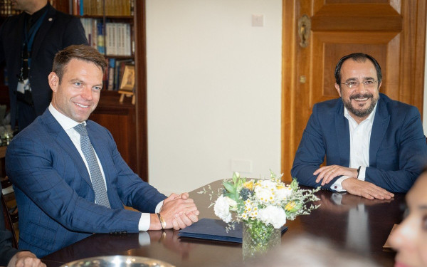 Κασσελάκης: Θεώρησα καθήκον μου η πρώτη επίσκεψή μου εκτός Ελλάδας να είναι στην Κυπριακή Δημοκρατία